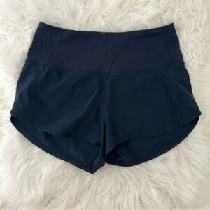 lululemon speed up high-rise lined short 2.5” true navy 4